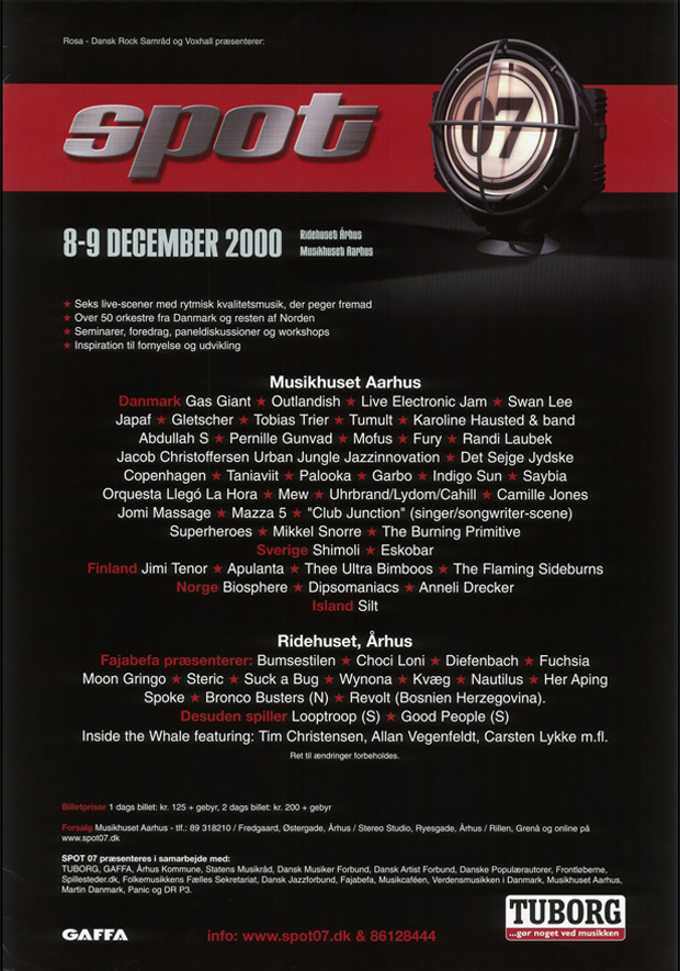 Plakat, SPOT Festival 2000