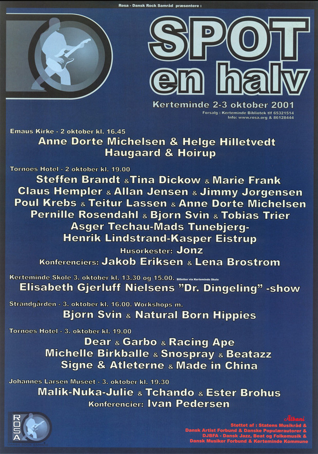 Plakat, SPOT Festival 2001