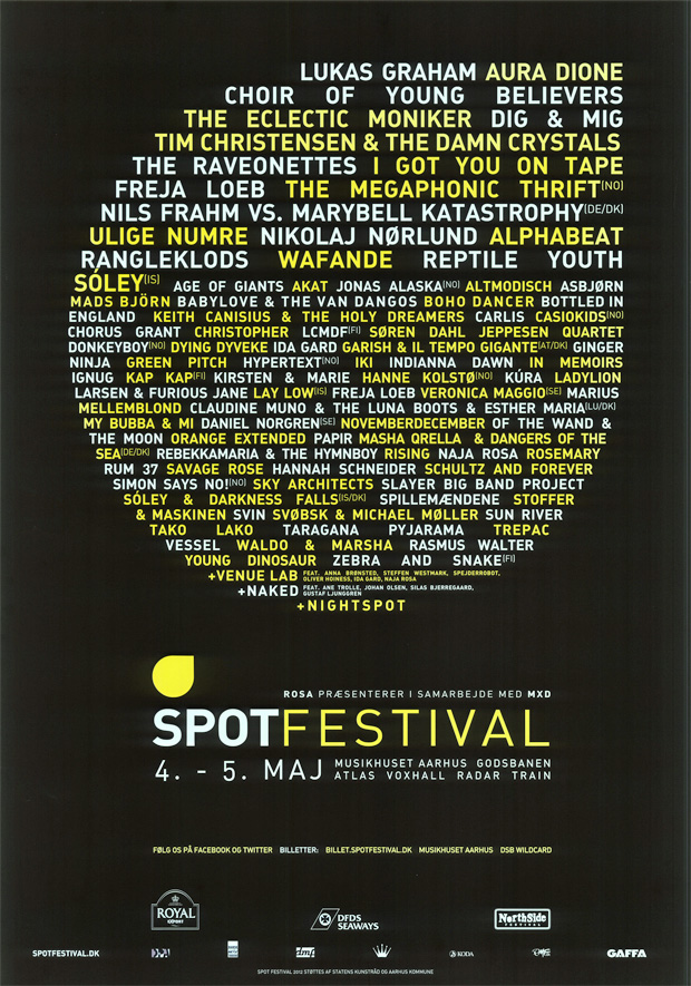 Plakat, SPOT Festival 2012